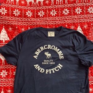 Abercrombie t-shirt xl navy